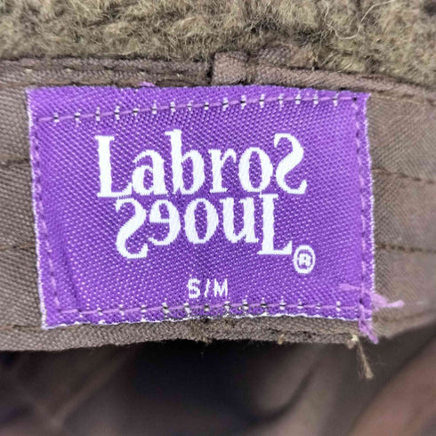 ラブロス LABROS ロゴ刺繍フライトキャップ メンズ s/m