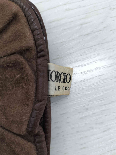 ジョルジオアルマーニ Giorgio Armani スエードグローブ メンズ