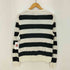 ポロラルフローレン POLO RALPH LAUREN 現行タグ PIMA COTTON ポニー刺繍 ボーダー クルーネック カーディガン レディース import:L