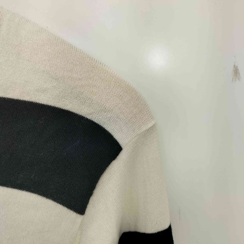 ポロラルフローレン POLO RALPH LAUREN 現行タグ PIMA COTTON ポニー刺繍 ボーダー クルーネック カーディガン レディース import:L