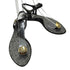 ヴィヴィアンウエストウッド アングロマニア Vivienne Westwood ANGLOMANIA エンボス オーブ ボタン装飾 ラバーストラップ サンダル レディース JPN:23.5