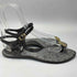 ヴィヴィアンウエストウッド アングロマニア Vivienne Westwood ANGLOMANIA エンボス オーブ ボタン装飾 ラバーストラップ サンダル レディース JPN:23.5
