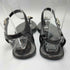 ヴィヴィアンウエストウッド アングロマニア Vivienne Westwood ANGLOMANIA エンボス オーブ ボタン装飾 ラバーストラップ サンダル レディース JPN:23.5