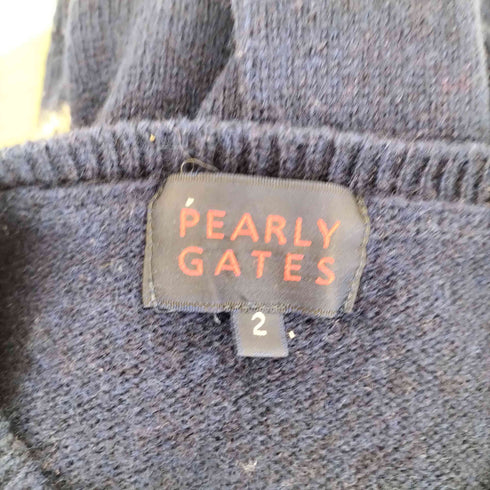 パーリーゲイツ PEARLY GATES ノルディック柄カーディガン レディース 2