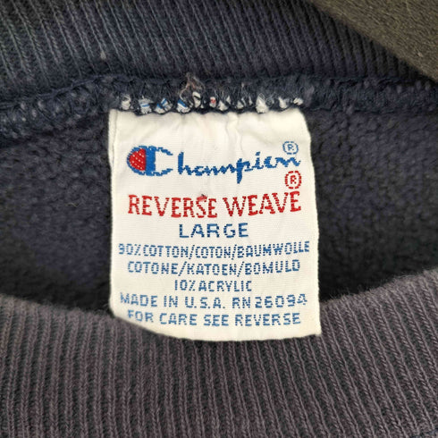 チャンピオン Champion 90S 刺繍タグ リバースウィーブ メンズ JPN:L