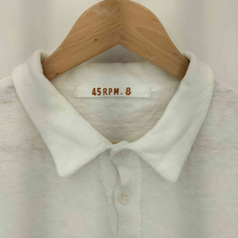 フォーティーファイブアールピーエム 45rpm & L/S コットン ポロシャツ レディース JPN:1