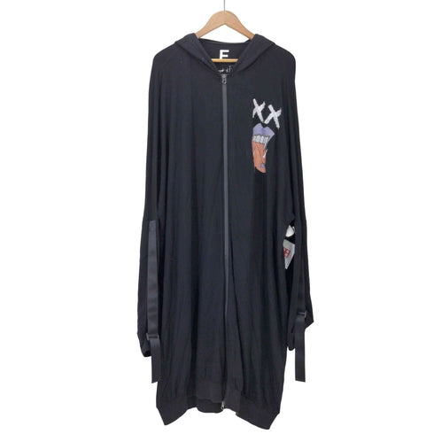 ロフトスキー rovtski AFYF フルジップ テープデザイン ロングパーカー メンズ FREE