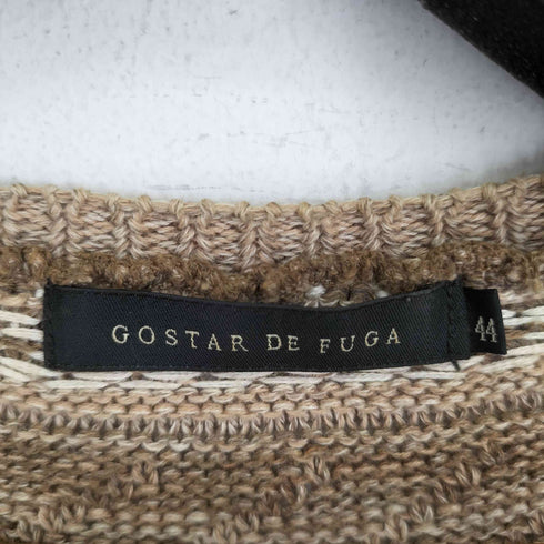 ゴスタールジフーガ GOSTAR DE FUGA 総柄ニットカーディガン メンズ 44