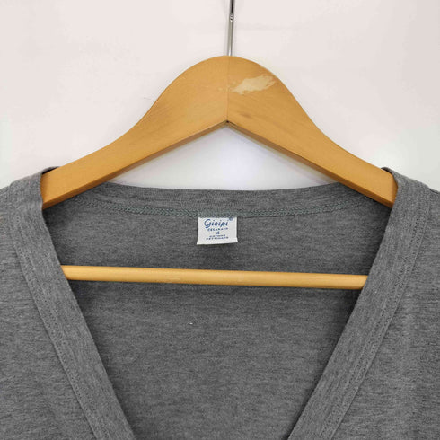 ジチピ gicipi イタリア製 コットン シルケット カーディガン メンズ JPN:4