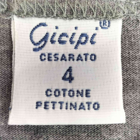 ジチピ gicipi イタリア製 コットン シルケット カーディガン メンズ JPN:4