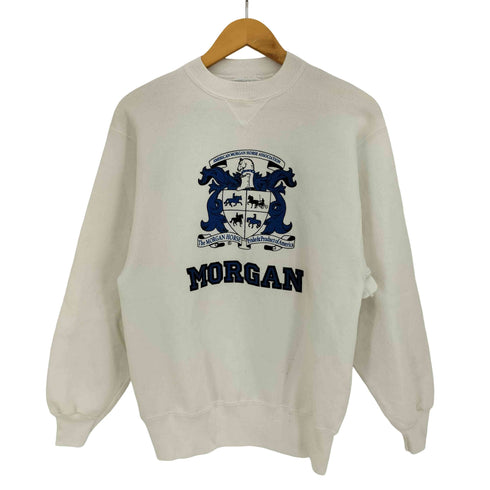 ヘインズ Hanes 90s USA製 モーガンホースプリント 前Vガゼット スウェット メンズ import:M