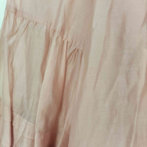 ティアラ Tiara シアーボリュームペプラムブラウス レディース