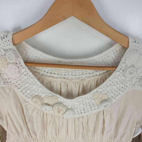 グレースコンチネンタル GRACE CONTINENTAL レース 切替 ギャザーブラウス レディース JPN:36