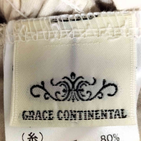 グレースコンチネンタル GRACE CONTINENTAL レース 切替 ギャザーブラウス レディース JPN:36