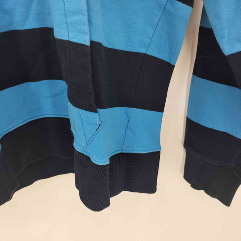 ポロラルフローレン POLO RALPH LAUREN ポニー刺繍 CUSTOM FIT ボーダー ラガー プルオーバーパーカー レディース import:M