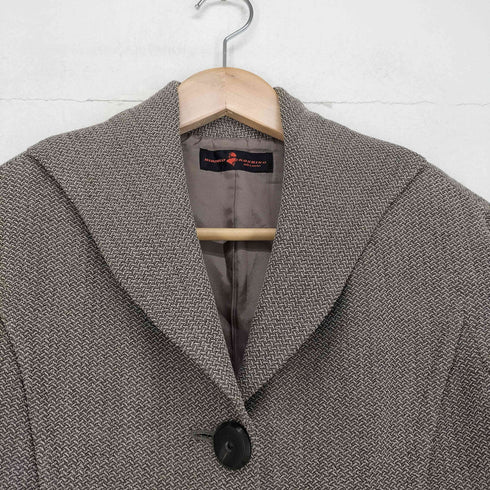 ヒロココシノ HIROKO KOSHINO MADE IN JAPAN ショート丈デザインジャケット レディース 9