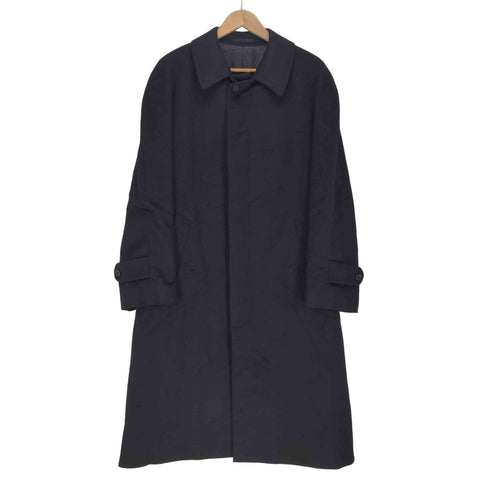 KIRKBURN カシミヤ100比翼ステンカラーコート メンズ A6