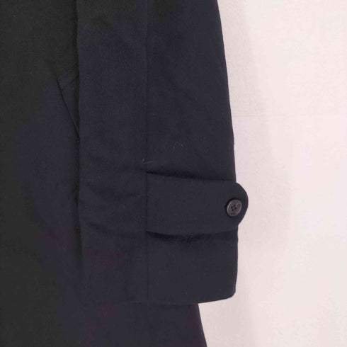 KIRKBURN カシミヤ100比翼ステンカラーコート メンズ A6