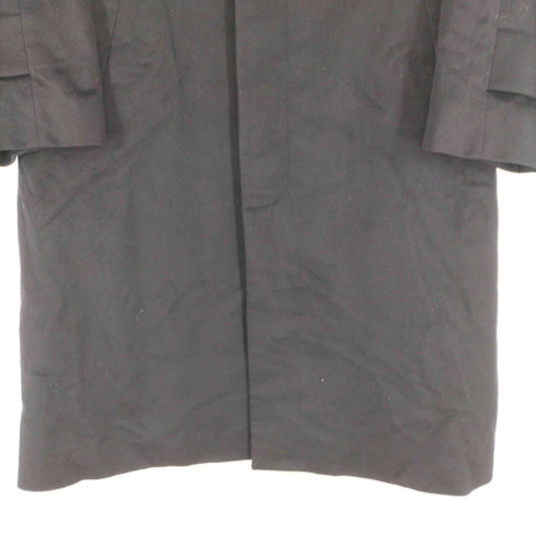 KIRKBURN カシミヤ100比翼ステンカラーコート メンズ A6