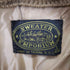 SWEATER EMPORIUM 90S ニット切り替え ドッキング スエード ジップアップレザージャケット メンズ import:L