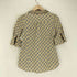 バーバリーブルーレーベル BURBERRY BLUE LABEL ホース刺繍チェック柄S/S シャツ レディース 38