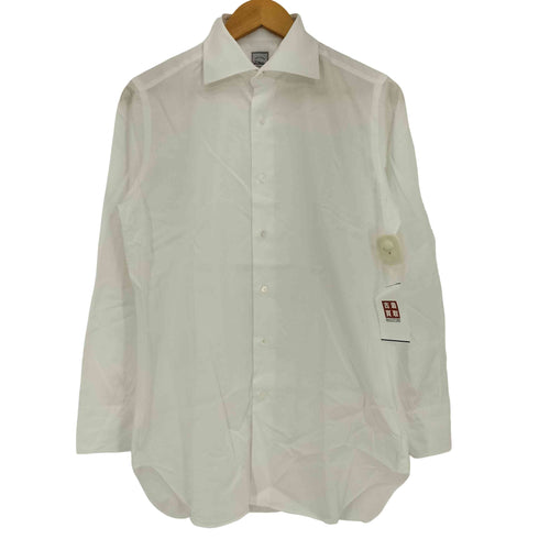 ファクトリエ factelier コットン ラウンドヘム カッター シャツ メンズ 39/82