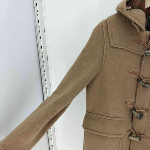 グローバーオール Gloverall 80-90S 黒タグ 英国製 裏地チェック ダッフル コート レディース 11