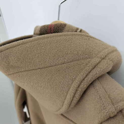 グローバーオール Gloverall 80-90S 黒タグ 英国製 裏地チェック ダッフル コート レディース 11