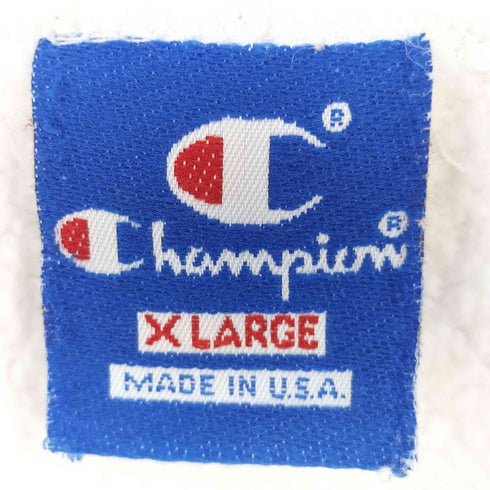 チャンピオン Champion 90S USA製 フットボール プリント クルーネックスウェット メンズ import:XL
