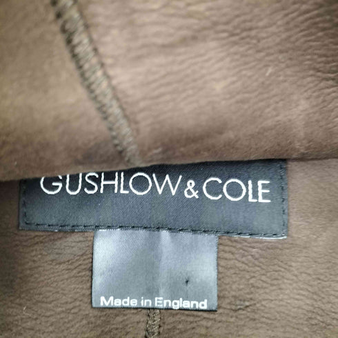 gushlow&cole 英国製 裏地 シープスキン ファー ムートン スヌード ネックフォーマー メンズ