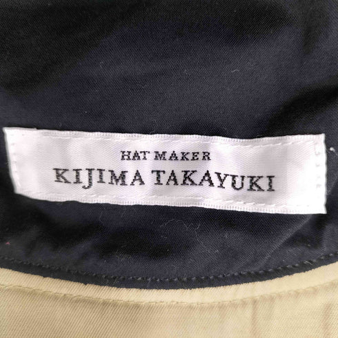キジマタカユキ KIJIMA TAKAYUKI 24ss POLY COTTON BUCKET HAT レディース 1