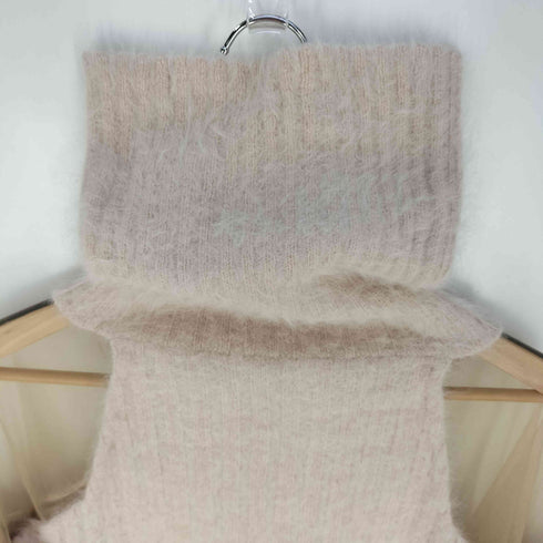 スナイデル snidel シースルー切り替えタートルアンゴラニットOP レディース FREE