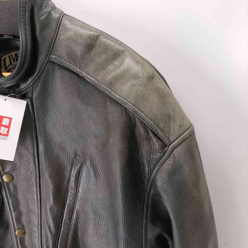 KOMINE LIVE TO RIDE RIDE TO LIVE カウレザーレーシングジャケット メンズ