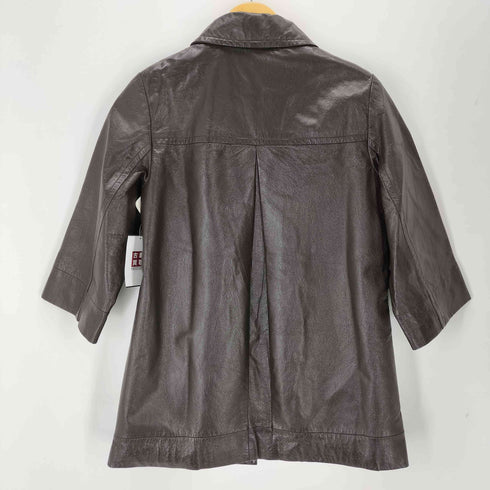 オット otto ピッグレザーハーフコート レディース M