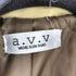 アーヴェヴェ a.v.v ラムレザーハーフコート レディース