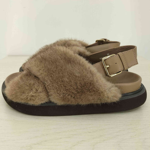 アトリエブルージュ atelier brugge ファークロスサンダル レディース JPN:M