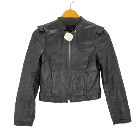 イェッカヴェッカ YECCA VECCA SHEEP SKIN デザインレザージャケット レディース M