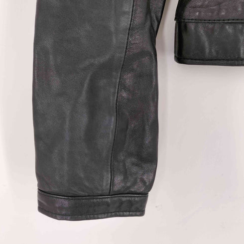 イェッカヴェッカ YECCA VECCA SHEEP SKIN デザインレザージャケット レディース M