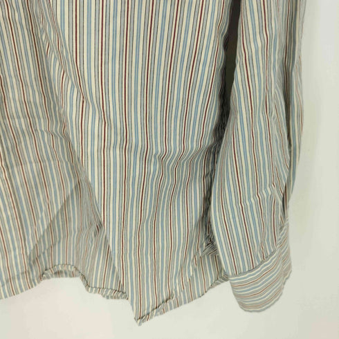 ポロバイラルフローレン Polo by RALPH LAUREN フロントポケット マルチストライプ レギュラーカラー長袖シャツ メンズ M