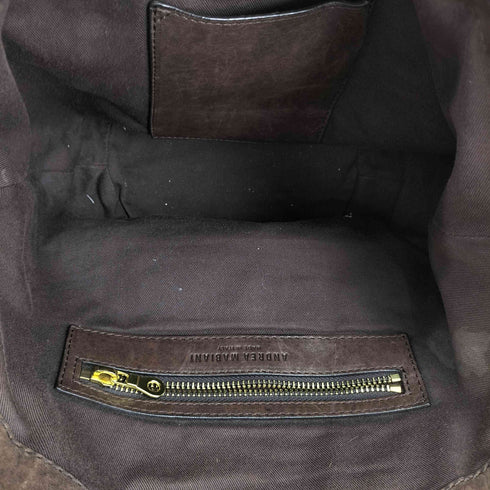 ANDREA MABIANI 2WAY レザーショルダーバッグ レディース