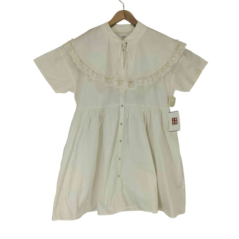 メリージェニー merry jenny 2wayレースカラーミニワンピース 半袖 レディース FREE