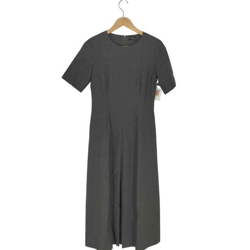 マーガレットハウエル MARGARET HOWELL バックジップ半袖マキシワンピース レディース