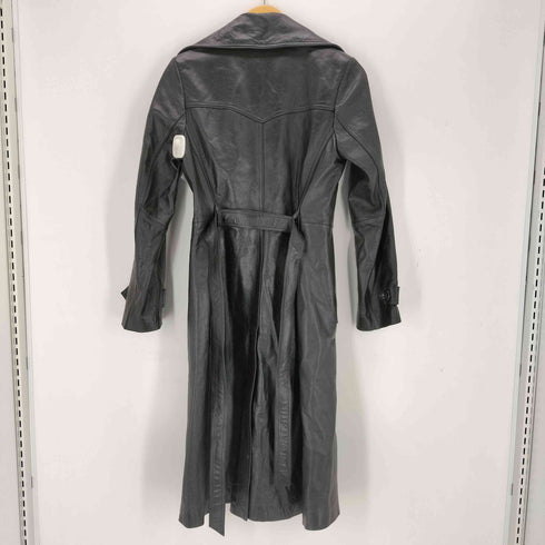 O She オールレザートレンチコート レディース 55