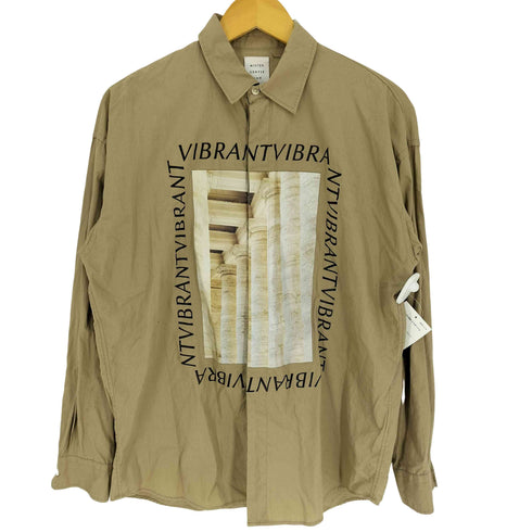 ミスタージェントルマン MISTERGENTLEMAN VIBRANT PHOTO MODERN SHIRT ヴァイブラント フォトプリント シャツ メンズ JPN:S