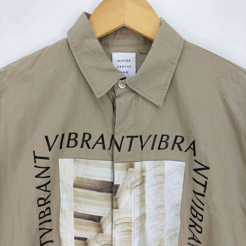 ミスタージェントルマン MISTERGENTLEMAN VIBRANT PHOTO MODERN SHIRT ヴァイブラント フォトプリント シャツ メンズ JPN:S