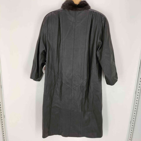 JHA-JHA ファー付きスタンドカラーコート レディース 9