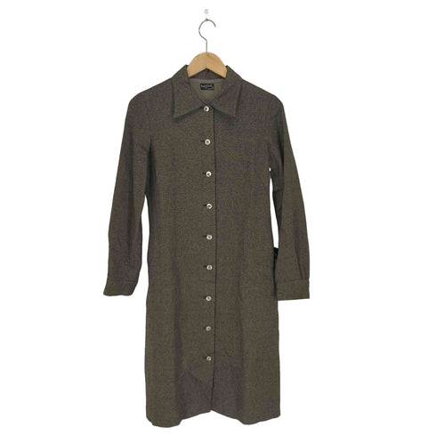 マーガレットハウエル MARGARET HOWELL レーヨン混ベルト付シャツワンピース レディース