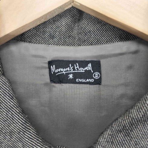 マーガレットハウエル MARGARET HOWELL レーヨン混ベルト付シャツワンピース レディース