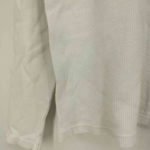 アヴィレックス AVIREX Vネック ワッフル 長袖 Tシャツ メンズ import:XL