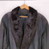 KAB BU CLOTHING ファー付き レザーコート メンズ